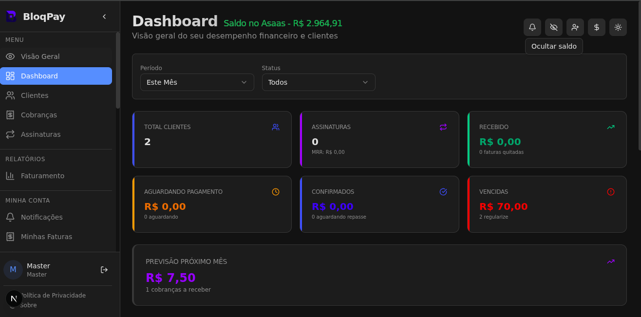 BloqPay - Cobranças inteligentes para o seu negócio.
